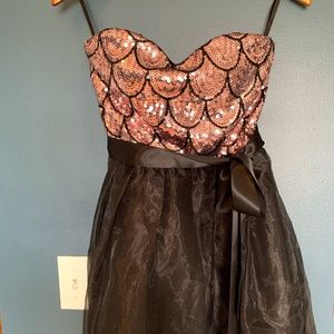 Strapless Cocktail Dress